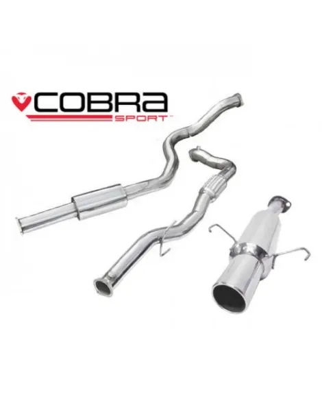 Vauxhall Corsa D Sri 07-09 Cobra Sport Turbo Back Package with De-Cat (Resonated) Vauxhall Corsa D Sri 07-09 Cobra Sport Turbo Back Package with De-Cat (Resonated)